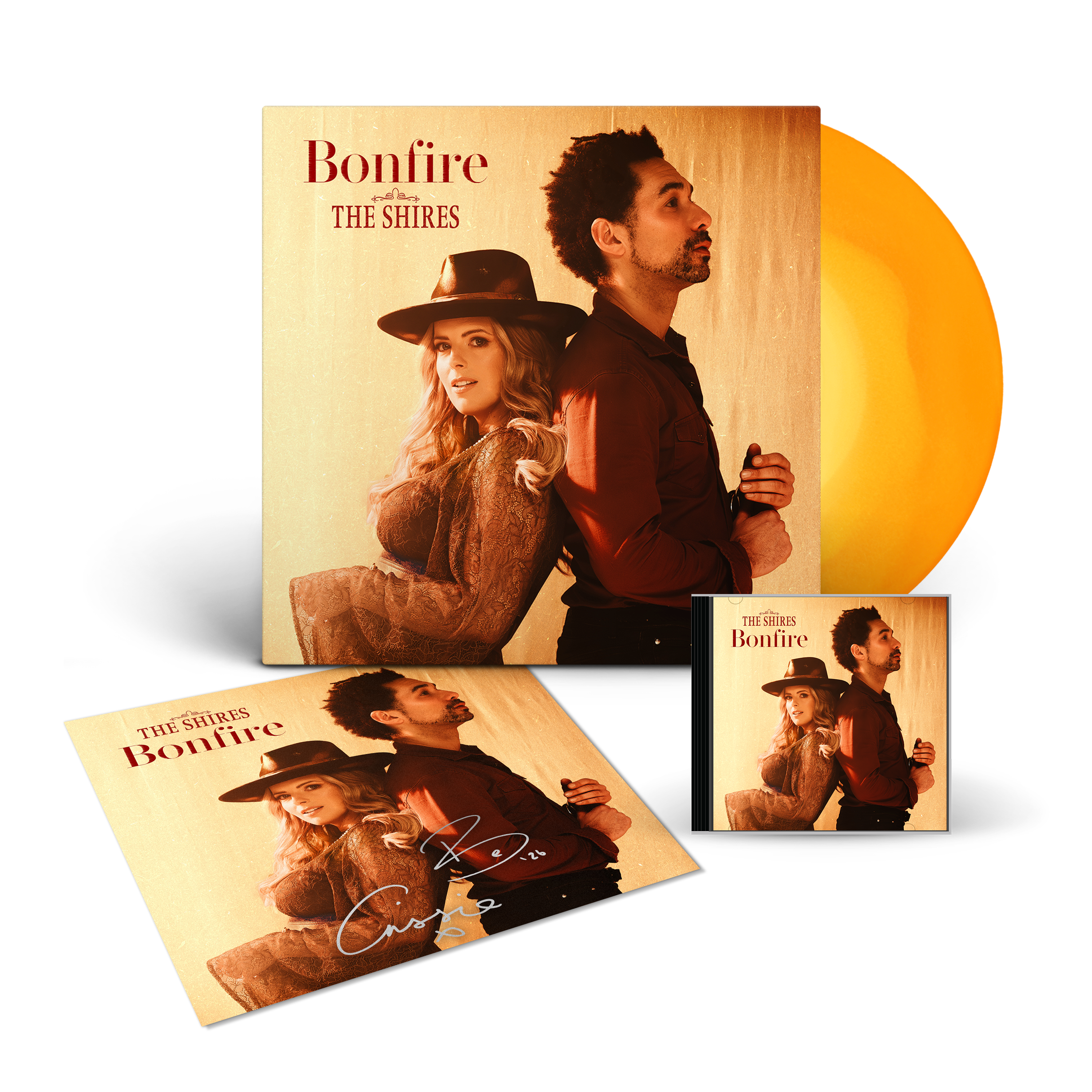 Bonfire: Sunset LP, CD + Signed Art Card